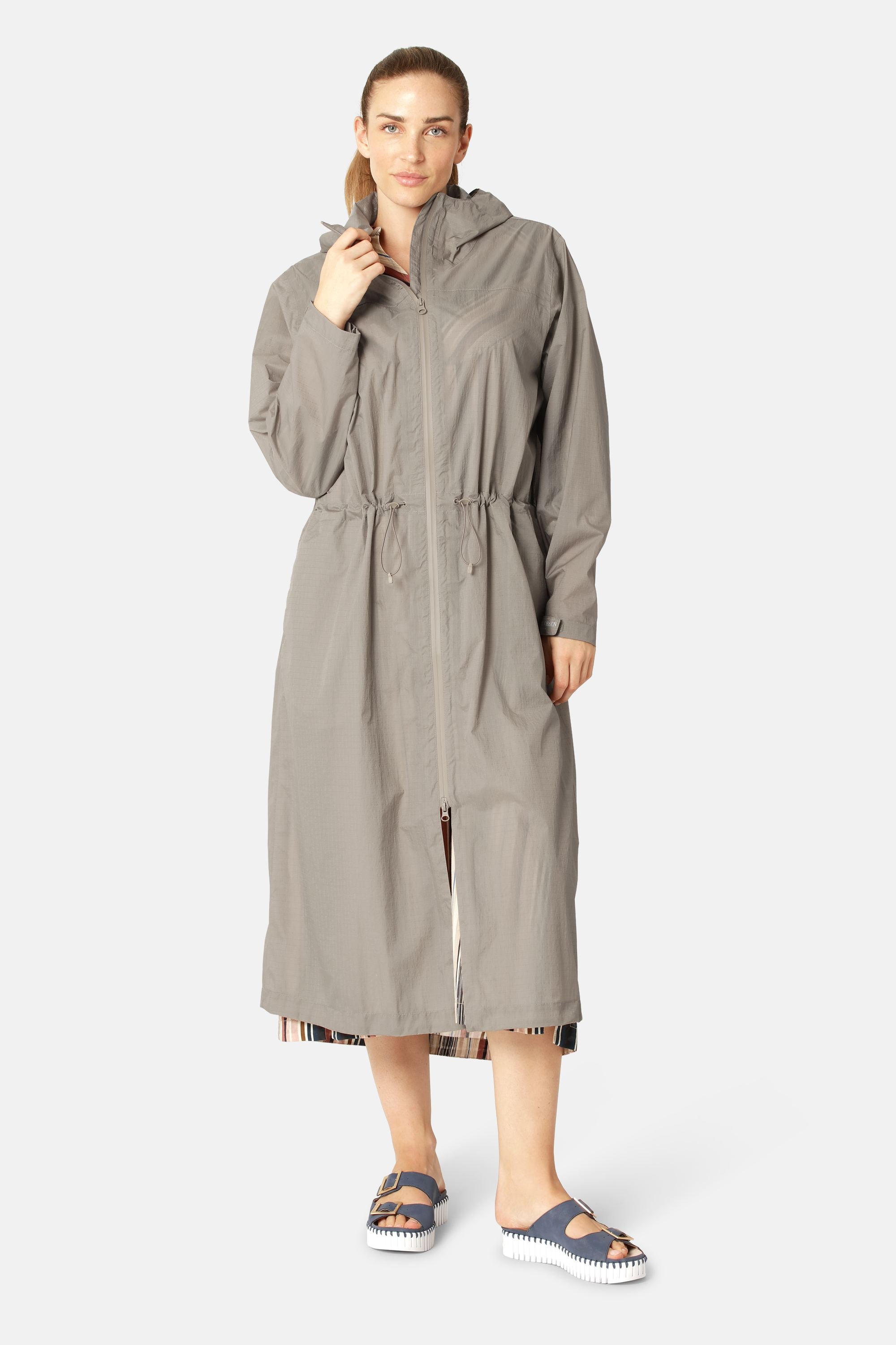 Windbreaker Regnparkas - Greige